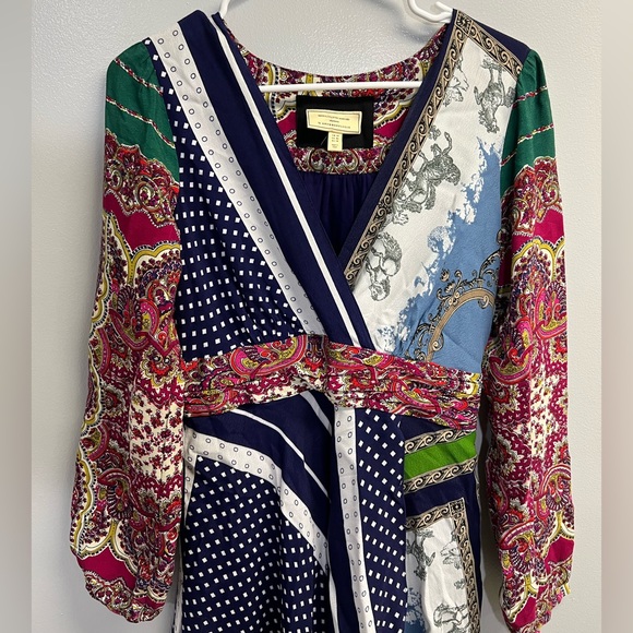 Moulinette Souers Anthropologie Istanbul Scarf Style Dress - Size 6 - Picture 3 of 6